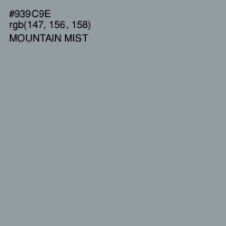 #939C9E - Mountain Mist Color Image